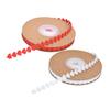 SHINEOFI 2pcs Satin Heart Ribbon White Red Love Embossed Packaging Ribbon for Valentine S Day Wedding Christmas DIY Crafts Decorations view 1