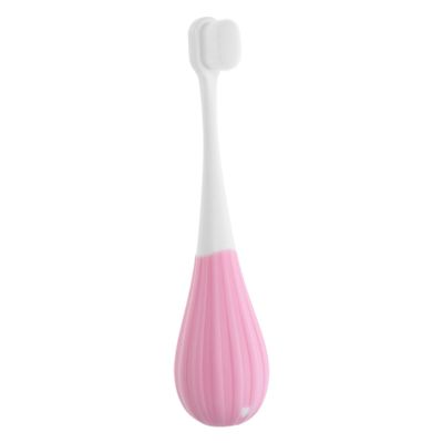 GANAZONO Soft Bristles Toothbrush for Ages Manual Cute Pink Balloon Design Dense Fine Bristles for Cleaning and Safe Toothbrush