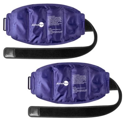 2 Pack Large Ice Pack for Injuries Reusable Gel for Lower Back, Cold Packs Wrap for Shoulder, Knee, Elbow, Hip, Leg, Soft Cold Compress,16 9"