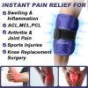 2 Pack Large Ice Pack for Injuries Reusable Gel for Lower Back, Cold Packs Wrap for Shoulder, Knee, Elbow, Hip, Leg, Soft Cold Compress,16 9" view 3