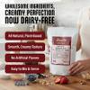 Blentte - Non-Dairy Chocolate Soft Serve Mix Vegan Ice Cream Base for Frozen Yogurt, Gelato & Dessert Makers All-Natural Plant-Based Powder for Creamy, Delicious, Low-Fat Frozen Treats 2.8 lbs view 4