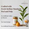 Agrisicilia Sicilian Mandarin Marmalade Authentic Italian Citrus Jam with Fruit Peel, Made in Sicily, 12.7 oz (360 g) Glass Jar view 3