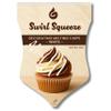 SwirlSqueeze by KIDU Pantry Microwaveable Drizzle Pouch with 6oz White Merckens Melting Wafers Simply Microwave, Snip, and Drizzle | 2 Pack view 1