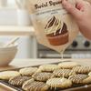 SwirlSqueeze by KIDU Pantry Microwaveable Drizzle Pouch with 6oz White Merckens Melting Wafers Simply Microwave, Snip, and Drizzle | 2 Pack view 3
