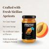 Agrisicilia Apricot Fruit Spread + Proteins Italian Fruit Jam, 240 g Glass Jar, Made in Sicily, Natural Fruit Breakfast Spread for Active Lifestyles (1 Pack, Apricot) view 3