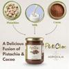Agrisicilia Pistachio & Cocoa Cream Spread Italian Chocolate Pistachio Spreadable Dessert, 230 g Glass Jar, Made in Sicily view 3