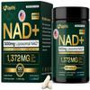 UPLIFE NAD+ Supplement 1,372mg Liposomal NAD+ with CoQ10, Resveratrol, Spermidine, L-Theanine, Apigenin & PQQ NMNH Alternative Booster for Cellular Energy, Healthy Aging, Immune Health 120 Capsules view 1