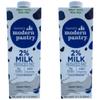 Shelf-Stable 2% Milk 4-Pack 32oz UHT Cartons, Long Shelf Life, No Refrigeration Needed Emergency Pantry Supply, Bonus Sticker view 1