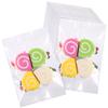 100 Pcs 6x9 Transparent Heat Seal Bags for Large Cookies,Clear Cookie Bags with Seal,Treat Bag for Packaging Snack Baked Goods view 1