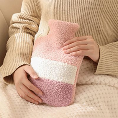 Water-Filled Hand Warmer Premium hot Water Bottle for Pain Relief, Suitable for Seniors and Children, Reusable(Blue,3000ml)
