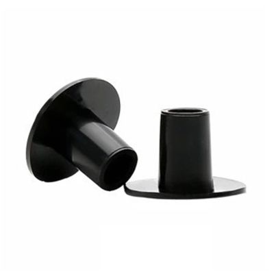Heel Protectors 30/50 Pairs Non-Slip High Heels Round Protective Cover High Stoppers Wearable Heel Savior Shockproof Accessory for Shoes Grass(Black,50 Pairs,Medium)