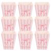LUOZZY 30 Pcs Pink Bow Popcorn Boxes Striped Paper Containers for Movie Night Party Treats Candy Goody Holders view 1
