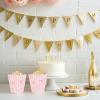 LUOZZY 30 Pcs Pink Bow Popcorn Boxes Striped Paper Containers for Movie Night Party Treats Candy Goody Holders view 3