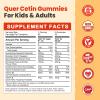 (2 Pack) Sugar Free Quercetin with Bromelain Gummies for Kids & Adult - Immune, Antioxidant, Seasonal Support, 1000mg Quercetin Supplements with Bromelain, Zinc, Elderberry, Vitamin C D3 E, 120 Count view 2