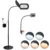 COLFULINE 10X Magnifying Glass Floor Lamp 5 Color Mode & Stepless Dimming view 1