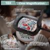 COLFULINE 10X Magnifying Glass Floor Lamp 5 Color Mode & Stepless Dimming view 2