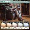 COLFULINE 10X Magnifying Glass Floor Lamp 5 Color Mode & Stepless Dimming view 3