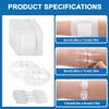 Wound Closure Strips Kit 13 Pack Emergency Butterfly Bandages 3 Types Stitchless Laceration Closure Bandaids Zip Stitch for Outdoor view 3