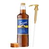 Torani Sugar-Free Classic Caramel Syrup 1 Liter Bottle with Pump Dispenser Zero Calorie Coffee Flavoring with Rich Caramelized Brown Sugar Taste Keto & Diabetic Friendly Sweetener for Lattes and Drinks view 1