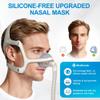 2 PCS Nasal Cushion for AirFit N20(S),1 pc Soft Fabric Nasal Cushion and 1 pc Velvet-Lined CPAP Nasal Mask Cushion for AirTouch N20, Soft Fabric for All Seasons, Velvet-Lined for Fall/Winter(Blue) view 3