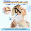 Ear Wax Removal, Earwax Removal Kit with Camera 500ml Ear Cleaner Kit with HD Display & 4 Pressure Settings, Safe and Effective Ear Flush Kit with Ear Cleaner - Includes Basin, Towel & 16 Tips view 2