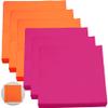 120 Count Paper Napkins Rose Red & Orange 13x13 Inch Non-Slip Disposable Napkins for Party, Wedding, Dinner, Cocktail Paper view 1
