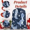 Aglebo Star Dinosaur Astronaut Reusable Christmas Gift Bag Set with Drawstring 21" x 16" Xmas Treats Bags Funny Design for Party Birthday Xmas Presents Wrapping Bags (1 Pack) view 4