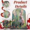 Aglebo Watercolour Grass Rabbit Reusable Christmas Gift Bag Set with Drawstring 40" x 52" Xmas Treats Bags Funny Design for Party Birthday Xmas Presents Wrapping Bags (1 Pack) view 4