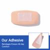 200 Pack Large Adhesive Fabric Bandages,2"x4" Flexible Wound Bandages,Breathable Strong Hold for First Aid & Wound Care view 3
