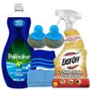 CCLEANAMA Bundle-Easy Off degreaser 16 Fl Oz + Dish Soap 20 Fl Oz, Dish Sponges, Steel Scrubber & Microfiber Cloths. view 1