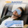 SPRING SEAON Weighted Eye Mask with 100% Patented Light Blocking Design for Men and Women, Velvet Gravity Eye Mask with Adjustable Head Circumference for Sleeping, Airplane, Travel, Gifts for Wife view 4