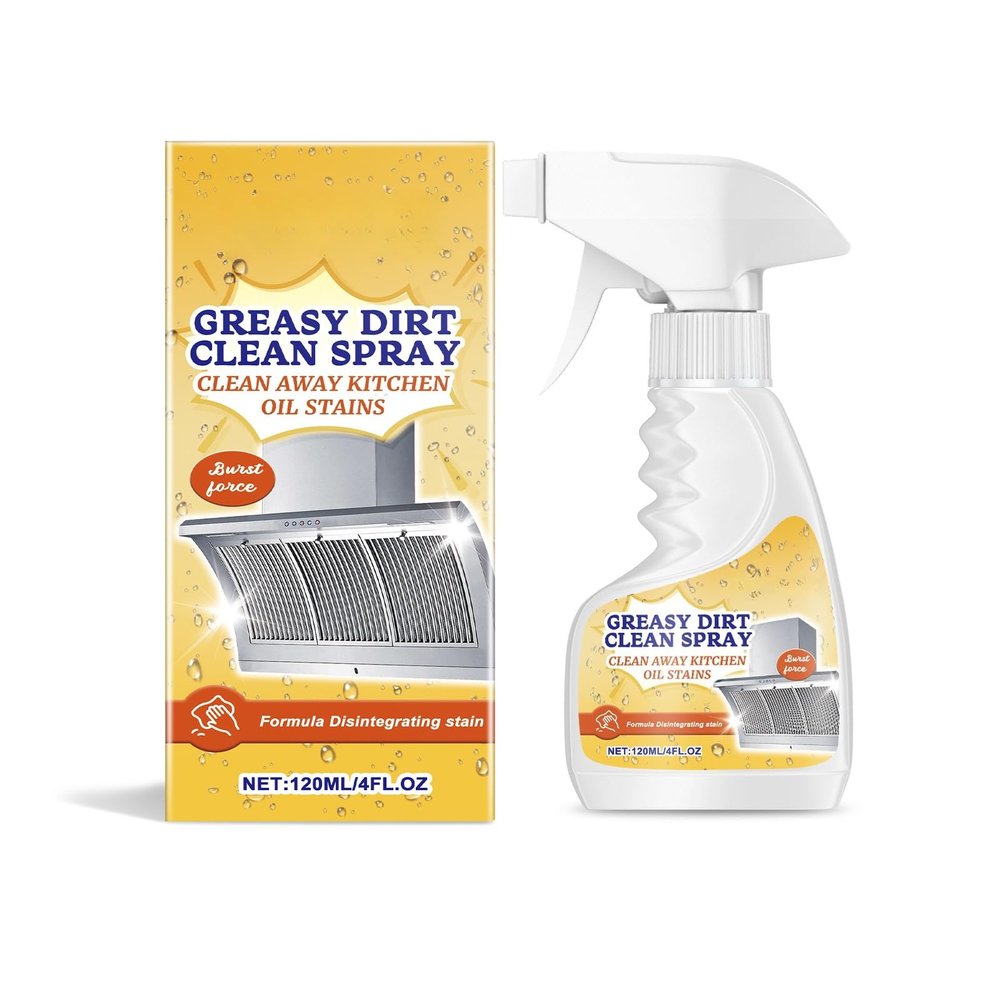 Range Hood Degreaser Spray - Powerful Kitchen Degreaser Cleaner for Oven Racks, BBQ Grills Heavy Duty Stove, Oven