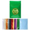 100PCS 4"*6" Customized Resealable Mylar Bags for Food, Foil Pouch Double-Sided Flat Bag,Smell Proof Bags for Small Business (Green-100PCS, 4"*6") view 1