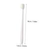 Abaodam 4PCS Ultra Soft Micro-Nano Bristle Toothbrushes for Adults Ergonomic Non-Slip Handle Lightweight Portable Teeth Cleaning Tool Household with Black and White Colors view 2