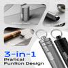 2-Pack 3-in-1 Cigar Punch Accessories Kit, with Cigar Punch, Cigar Nubber, Cigar Holder - Compact Size Fits All Cigar, Easy Carry with Key Ring, Great Gifts for Men view 2