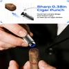 2-Pack 3-in-1 Cigar Punch Accessories Kit, with Cigar Punch, Cigar Nubber, Cigar Holder - Compact Size Fits All Cigar, Easy Carry with Key Ring, Great Gifts for Men view 3