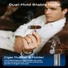 2-Pack 3-in-1 Cigar Punch Accessories Kit, with Cigar Punch, Cigar Nubber, Cigar Holder - Compact Size Fits All Cigar, Easy Carry with Key Ring, Great Gifts for Men view 4