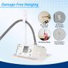 Bedside Retractable CPAP Hose Holder - (Wall-Damage-Free) White Adjustable Height Hook for Hanging Mask & Tubing to Keep CPAP Supplies Tidy & Boosts Sleep Quality view 3