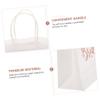 SEWACC 6Pcs Wedding Party Favor Bags with Handles Paper Tote Bags for Bridesmaids and Guests for Candy Treats and Small Surprises for Bridal Showers and Celebrations view 2