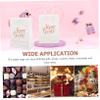 SEWACC 6Pcs Wedding Party Favor Bags with Handles Paper Tote Bags for Bridesmaids and Guests for Candy Treats and Small Surprises for Bridal Showers and Celebrations view 3