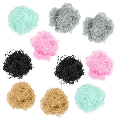 Abaodam Crinkle Cut Shredded Paper Filler for Candy Boxes Packaging Basket Filling Decorative Paper Shreds in Multiple Colors for Weddings Birthdays Christmas