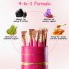 Shilajit Honey Sticks for Women, Strawberry Flavor, with Shatavari & Saffron, Natural Energy, Hormonal Balance, Focus & Stamina, Tasty Shilajit Honeysticks | 30 Sticks view 3