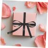 NIYANGLE Black Polyester Satin Ribbon for Flower Wrapping Bouquet Packaging DIY Crafts Decorative Ribbon for Cake and Apparel Embellishments view 4