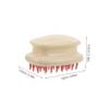 FRCOLOR 6pcs One Scalp Massager Shampoo Brush Soft Plastic Scrubber for Dandruff Removal Exfoliation Ergonomic Bath Massage Brush for Wet Dry Hair Care Suitable for Thick Thin Curly Hair view 2