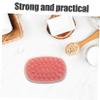 FRCOLOR 6pcs One Scalp Massager Shampoo Brush Soft Plastic Scrubber for Dandruff Removal Exfoliation Ergonomic Bath Massage Brush for Wet Dry Hair Care Suitable for Thick Thin Curly Hair view 4