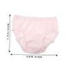 PartyKindom Reusable Diaper Underwear for Elderly XL Washable Absorbent Briefs with Breathable Skin-Friendly Comfortable Pants for Care view 3