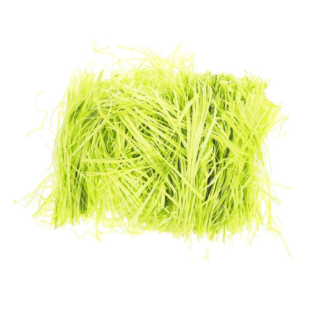 Beaupretty Green Raffia Shredded Paper Box Filler Decorative Packing Shred for Baskets Versatile Tissue Paper Filler for Boxes Shipping and Romantic Presentation