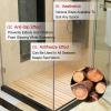 Teak Solid Wood Shower Floor Mat, Square Bath Mats for Non Slip With Drain HoleYard, Non-Slip Wooden Floor Mat, Outdoor Shower Floor for Elderly/Spa(50x85cm/19.7x33.5in) view 2