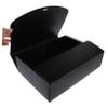 Mipcase 10pcs Black Folding Paper Proposal Boxes with Ribbon for Bridesmaid Wedding Favor Storage Cases Cardboard Packaging for Birthday and Party Presents view 3