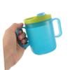 Luxshiny 2pcs Straw Cups for Seniors with Measurement Scale Sky-blue Nursing Cups for Water Milk Daily Hydration Easy to Clean Portable for Home and Travel view 4